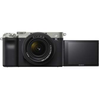 Bezspoguļa kameras - Sony A7C 28-60mm (Silver) (ILCE-7CL/S) (7C) (Alpha 7C) - быстрый заказ от производителя