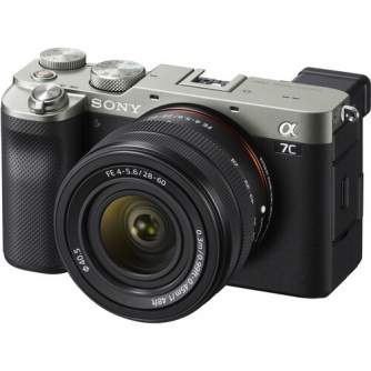 Bezspoguļa kameras - Sony A7C 28-60mm (Silver) (ILCE-7CL/S) (7C) (Alpha 7C) - быстрый заказ от производителя