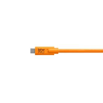 Cables - TETHERPRO USB-C TO 3.0 MICRO-B RIGHT ANGLE 4.6 M ORANGE CUC33R15-ORG - quick order from manufacturer