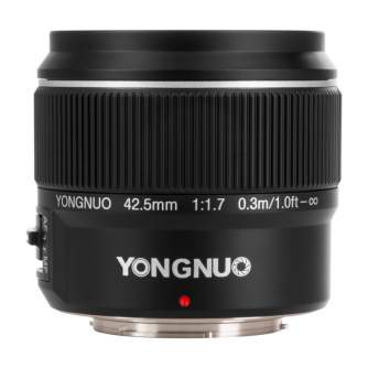 Mirrorless Lenses - Yongnuo YN 42,5 mm f/1,7 lens for Micro 4/3 - быстрый заказ от производителя