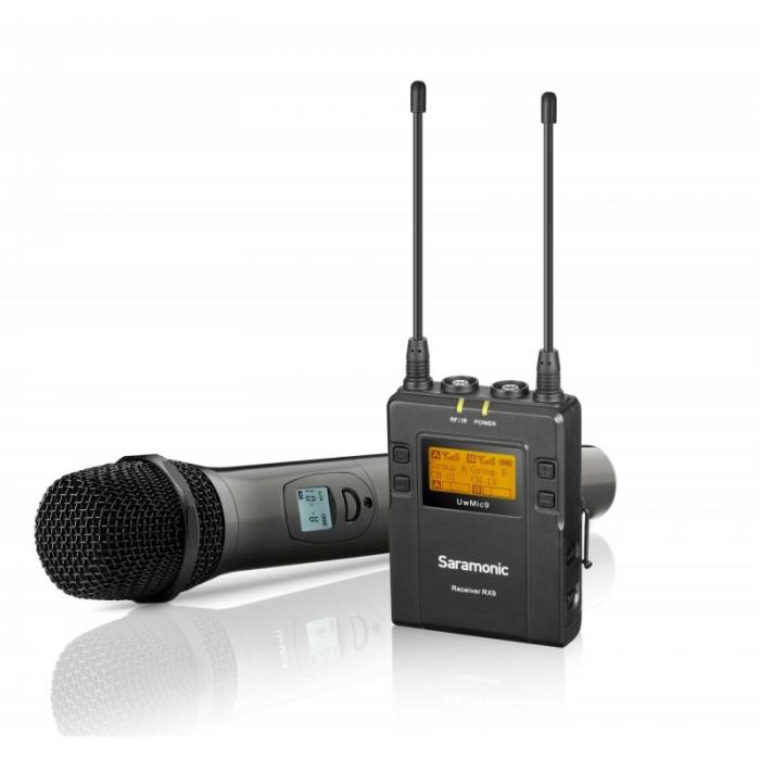 Vokāla mikrofoni - Saramonic UwMic9 Wireless Audio Kit 4 (RX9 + HU9) - быстрый заказ от производителя