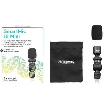 Smartphone Microphones - SARAMONIC SMARTMIC DI mini flexible microphone for ios devices with Lightning - быстрый заказ от произ