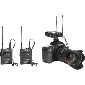 Bezvadu audio sistēmas - Saramonic Lavalier Microphone Set UwMic9S TX9S + TX9S + RX9S UHF Wireless - быстрый заказ от производит