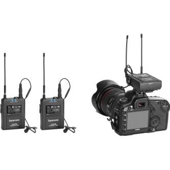 Bezvadu audio sistēmas - Saramonic Lavalier Microphone Set UwMic9S TX9S + TX9S + RX9S UHF Wireless - быстрый заказ от производит