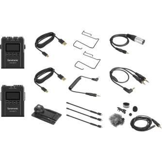 Bezvadu audio sistēmas - Saramonic Lavalier Microphone Set UwMic9S TX9S + RX9S UHF Wireless - быстрый заказ от производителя