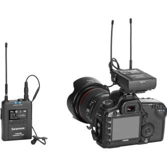 Bezvadu audio sistēmas - Saramonic Lavalier Microphone Set UwMic9S TX9S + RX9S UHF Wireless - быстрый заказ от производителя