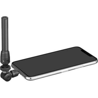 Smartphone Microphones - SARAMONIC SMARTMIC5 Shotgun микрофон со вспышкой для iPhone & iPad DI - быстрый заказ от производителя