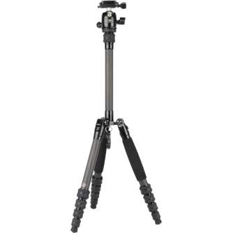 Telefonu statīvi - SIRUI Traveler 5CX Carbon Tripod with B-00K Ball Head - быстрый заказ от производителя