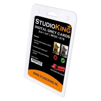 White Balance Cards - StudioKing Digital Grey Card SKGC-31S - quick order from manufacturer