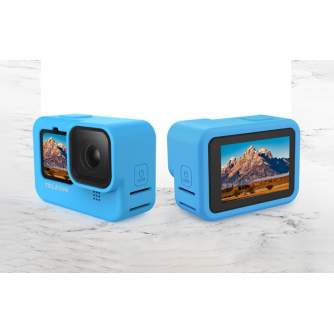 Accessories for Action Cameras - Telesin Black Silicone case for GoPro hero12 HERO11 Hero 9 HERO10 - buy today in store and with delivery