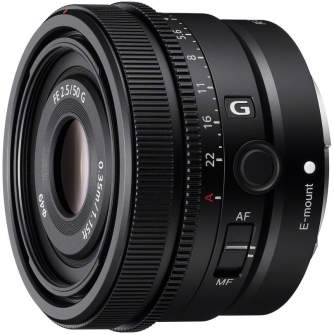 Mirrorless Lenses - Sony FE 50mm F2.5 G (Black) | (SEL50F25G) - быстрый заказ от производителя