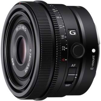 Mirrorless Lenses - Sony FE 40mm F2.5 G (Black) | (SEL40F25G) - quick order from manufacturer