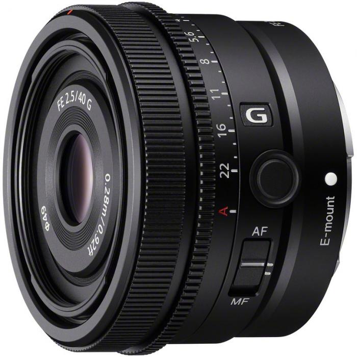 Objektīvi bezspoguļa kamerām - Sony FE 40mm F2.5 G (Black) | (SEL40F25G) - ātri pasūtīt no ražotāja