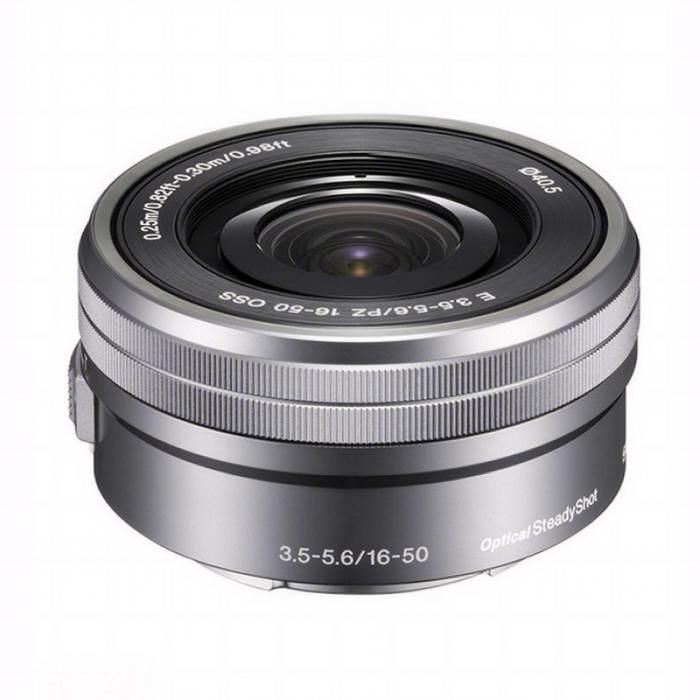 Mirrorless Lenses - Sony E PZ 16-50mm F3.5-5.6 OSS (Silver) | (SELP1650/S) - quick order from manufacturer