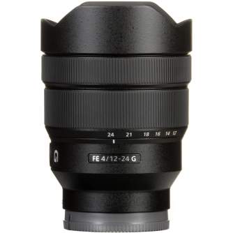 Objektīvi bezspoguļa kamerām - Sony FE 12-24mm F4 G (Black) | (SEL1224G) - ātri pasūtīt no ražotāja