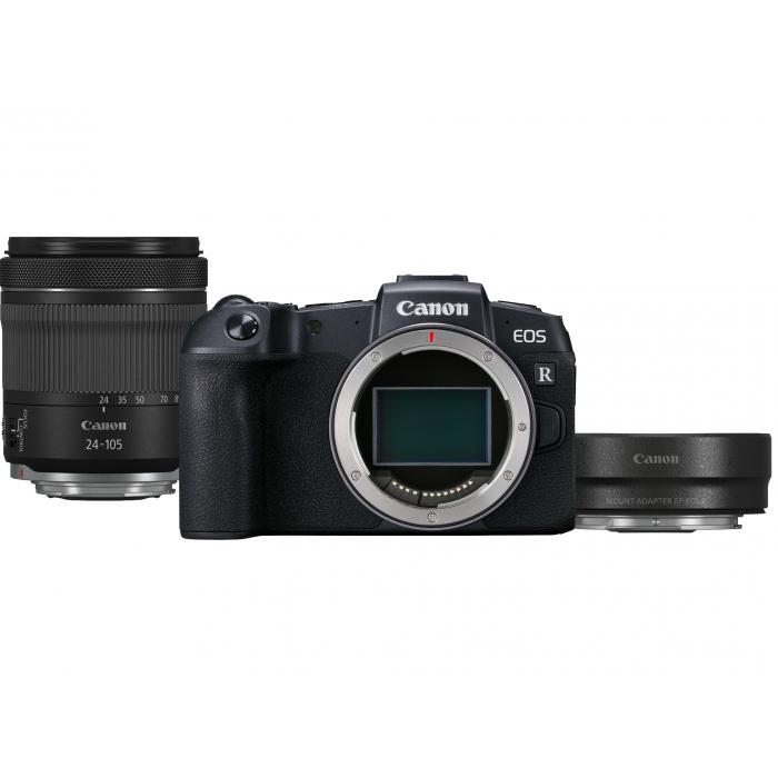 Mirrorless Cameras - Canon EOS RP + RF 24-105mm F4-7.1 IS STM + Mount Adapter EF-EOS R - quick order from manufacturer