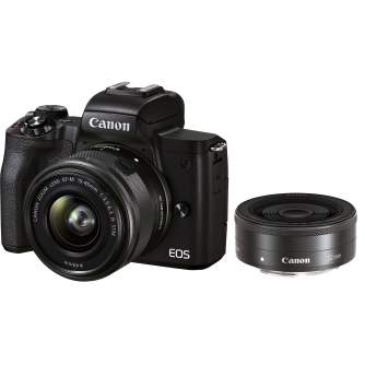 Больше не производится - Canon EOS M50 Mark II 15-45 IS STM + 22mm STM (Black)