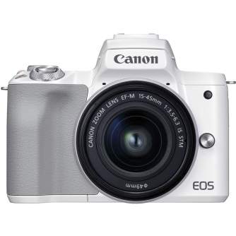 Больше не производится - Canon EOS M50 Mark II 15-45 IS STM + 22mm STM (White)