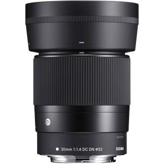 MIRRORLESS Objektīvi - Sigma 30mm f/1.4 DC DN Contemporary lens for Canon EF-M 302971 - быстрый заказ от производителя