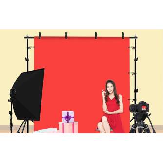 Fonu komplekti ar turētāju - Puluz Photo studio background support 2x2m + Backdrops 3 pcs PKT5204 - быстрый заказ от производите