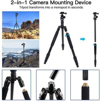 Photo Tripods - SIRUI Traveler 7A Aluminium Tripod 166cm 1.89kg - quick order from manufacturer