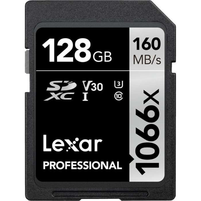 Memory Cards - Lexar Pro 1066x SDXC U3 (V30) UHS-I R160/W120 128GB - quick order from manufacturer