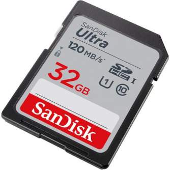 Memory Cards - Sandisk memory card SDHC 32GB Ultra 120MB/s UHS-I SDSDUN4-032G-GN6IN - quick order from manufacturer