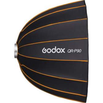 Softboksi - Godox Quick Release Parabolic Softbox QR P90 Bowens - быстрый заказ от производителя