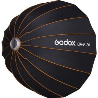 Softboksi - Godox Quick Release Parabolic Softbox QR P120 Bowens - быстрый заказ от производителя