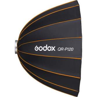 Softboksi - Godox Quick Release Parabolic Softbox QR P120 Bowens - быстрый заказ от производителя