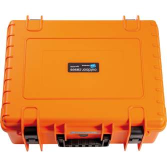 Hard Cases - BW OUTDOOR CASE TYPE 6000 WITH PRE-CUT FOAM (SI) ORANGE 6000/O/SI - quick order from manufacturer