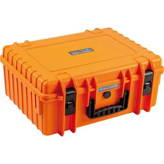 Hard Cases - BW OUTDOOR CASE TYPE 6000 WITH PRE-CUT FOAM (SI) ORANGE 6000/O/SI - quick order from manufacturer