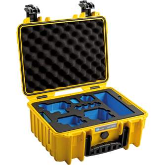 Hard Cases - BW OUTDOOR CASE TYPE 3000 FOR 1X GOPRO HERO 9 BUNDLE, 2X HERO 9, MEDIA MOD (CHARGE-IN-CASE), YELLOW 3000/Y/GOPRO9 - quick order from manufacturer