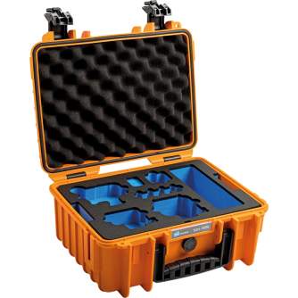 Hard Cases - BW OUTDOOR CASE TYPE 3000 FOR 1X GOPRO HERO 9 BUNDLE, 2X HERO 9, MEDIA MOD (CHARGE-IN-CASE), ORANGE 3000/O/GOPRO9 - quick order from manufacturer