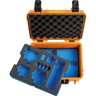 Кофры - BW OUTDOOR CASE TYPE 3000 FOR 1X GOPRO HERO 9 BUNDLE, 2X HERO 9, MEDIA MOD (CHARGE-IN-CASE), ORANGE 3000/O/GOPRO9 - быст