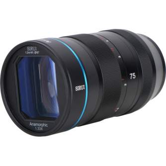 Mirrorless Lenses - SIRUI ANAMORPHIC LENS 1,33X 75MM F/1.8 MFT MOUNT SR75-MFT - quick order from manufacturer