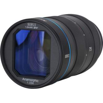 Mirrorless Lenses - SIRUI ANAMORPHIC LENS 1,33X 75MM F/1.8 MFT MOUNT SR75-MFT - quick order from manufacturer