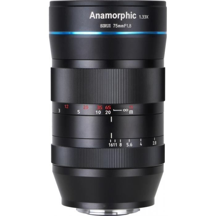 Mirrorless Lenses - SIRUI ANAMORPHIC LENS 1,33X 75MM F/1.8 X MOUNT SR75-X - quick order from manufacturer