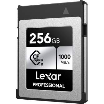 Atmiņas kartes - LEXAR CFEXPRESS PRO SILVER SERIE R1750W1300 256GB LCXEXSL256G-RNENG - ātri pasūtīt no ražotāja