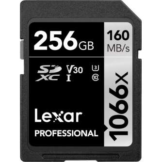 Memory Cards - LEXAR Pro 1066x SDXC U3 (V30) UHS-I R160/W120 256GB - quick order from manufacturer