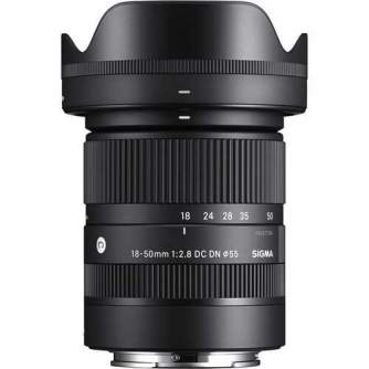 Objektīvi bezspoguļa kamerām - Sigma 18-50mm F2.8 DC DN priekš Sony E-Mount - ātri pasūtīt no ražotāja
