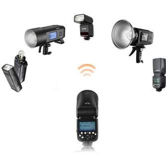 Kameras zibspuldzes - Godox V1 round head flash Fuji X - быстрый заказ от производителя