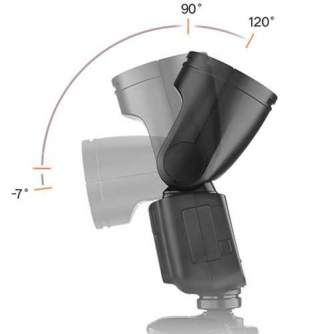 Kameras zibspuldzes - Godox V1 apaļā galva zibspuldze Fuji X - ātri pasūtīt no ražotāja