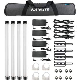 Discontinued - NANLITE PAVOTUBE II 15X 4 LIGHT KIT 15-2021-4KIT