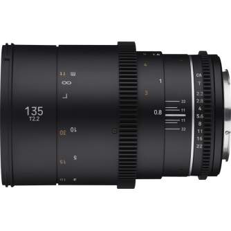 CINEMA Video Lenses - SAMYANG 135MM T2.2 VDSLR MK2 CANON M F1315202101 - quick order from manufacturer