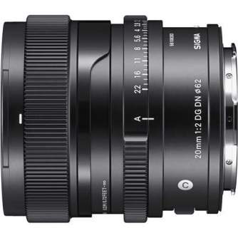 Objektīvi bezspoguļa kamerām - Sigma 20mm F2 DG DN [Contemporary] objektīvs priekš L-Mount - ātri pasūtīt no ražotāja