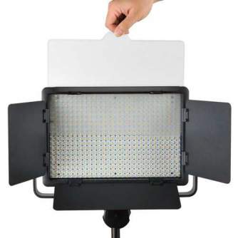 LED gaismas paneļi - Godox LED500C Bi-Color Video Light with Barndoor, 32W - ātri pasūtīt no ražotāja