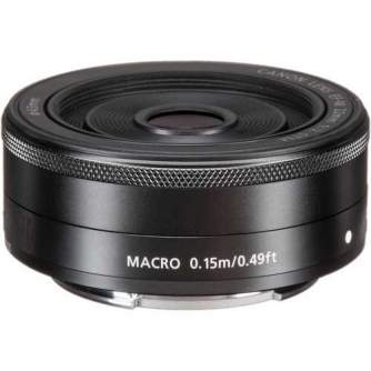 Mirrorless Lenses - Canon EF-M 22mm f2 STM Black - quick order from manufacturer