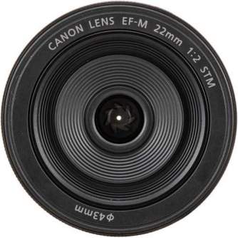 Mirrorless Lenses - Canon EF-M 22mm f2 STM Black - quick order from manufacturer