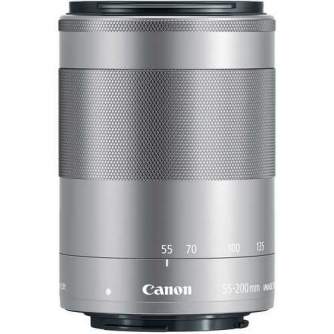 Mirrorless Lenses - Canon LENS EF-M 55-200mm f/4.5-6.3 IS STM Silver - quick order from manufacturer